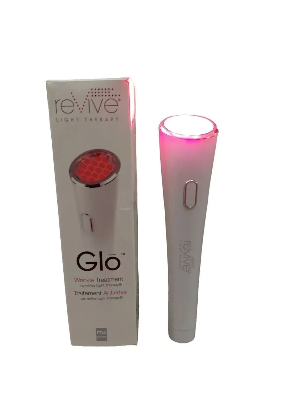 NIB reVive Light Therapy Glo™ LED wrinkle treatment device Infrared